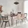sweeek 160-210 x 75 x 90 cm nussbaumfarben