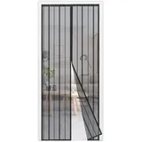 Sekey Fliegenschutzgitter mit Magnet 125 x 210 cm Schwarz