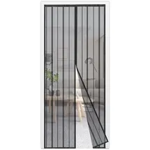 Sekey Fliegenschutzgitter mit Magnet 125 x 210 cm Schwarz