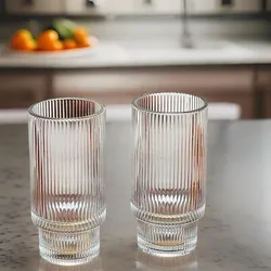 6 x 330ml Set Gläser Cocktail Timeless Retro Kaffee Macchiato