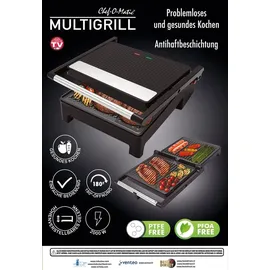 Best Direct Chef O Matic Multigrill 2000 schwarz