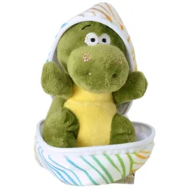 KÖGLER Daniel, Mini-Dino Plüsch im Ei 13 cm Dinosaurier Kuscheltier Schmusetier - Grün