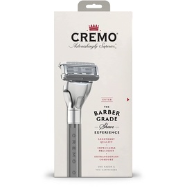 Cremo - Barber Grade Razor for Men | Extra Refill Blade, Silver