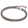 Pandora Tennisarmband mit schwarzen Kristallen aus 14 Karat rosévergoldeter Metalllegierung 581469C02 Größe 16 cm