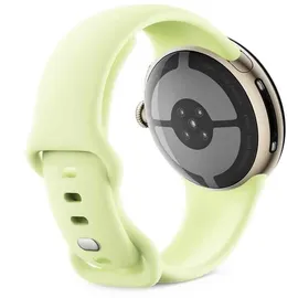 Google Pixel Watch 4 41 mm Aluminiumgehäuse Champagne Gold/Sportarmband Lemongrass