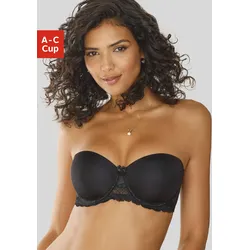 Schalen-BH NUANCE, Damen, Gr. 85, Cup C, schwarz, Spitze, Obermaterial: 80% Polyamid, 20% Elasthan, sexy, BHs, mit abnehmbaren Trägern und Details aus Spitze, Dessous
