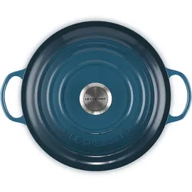 Le Creuset Signature La Marmite Bräter 26 cm deep teal