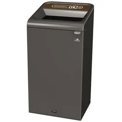 Rubbermaid Recyclingstation 2154775 87l Behältereinheit Bioabfall braun