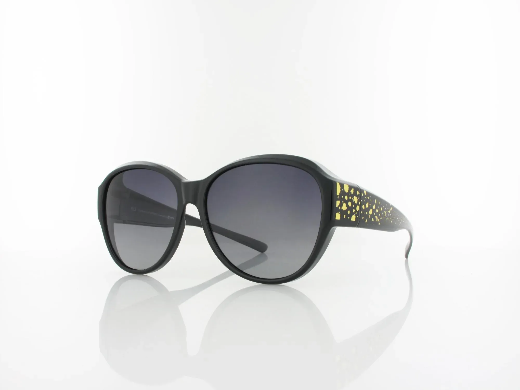 HIS polarized HPS49100-1 57 black / smoke gradient