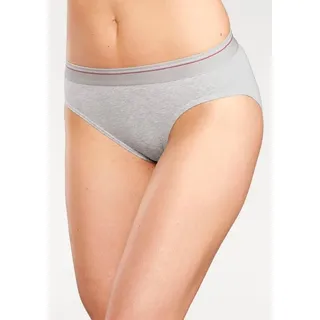 H.I.S. H.I.S Bikinislip Damen grau-meliert, weiß, schwarz Gr.32/34