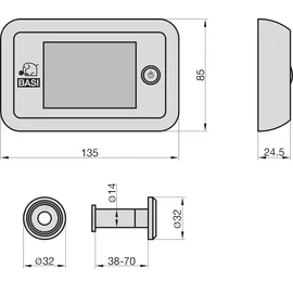 BASI TS 700 Digitaler Türspion