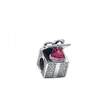 Pandora Geschenk Charm rot Silber 793603C01