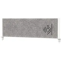 Maul Akustik-Tischtrennwand MAULconnecto 9751602, dunkelgrau 160,0 x 51,5 cm, 1 St.
