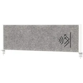 Maul Akustik-Tischtrennwand MAULconnecto 9751602, dunkelgrau 160,0 x 51,5 cm, 1 St.