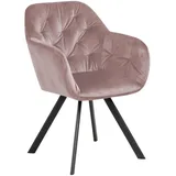 AC Design Furniture Actona Stuhl Lola Stoff Rosa