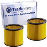2x Rund-Filter/Lamellenfilter ersetzt 787421 für Thomas Vario 1031 Vario 1035 Vario 1043 LG Vario 1120 comfort Vario 1130 Vario 1218 plus Vario 1220 Vario 1220 plus Vario 1220 S Vario 1231