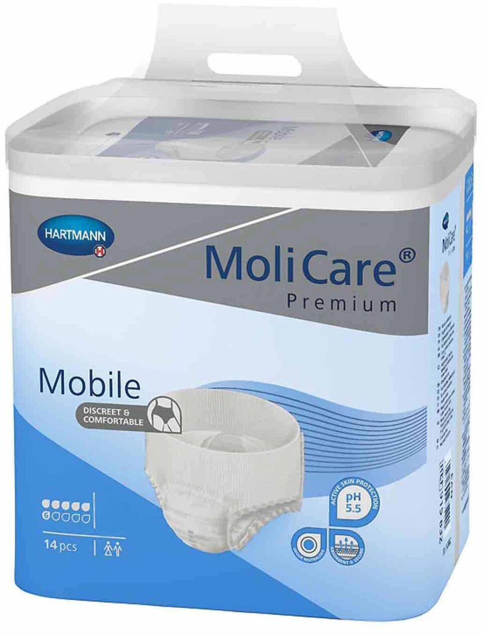 MoliCare Premium Mobile 6 Tropfen S, 56 Stück