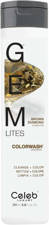 Celeb Gem Lites Brown Diamond Colorwash 244ml