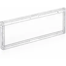 Wiltec Namensschild Abdeckung Briefkasten 69X25Mm Ersatzteil Postkasten Schild