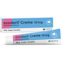 exoderil Creme 50 g die Rettung bei Pilzinfektionen der Haut - wirkt rasch & intensiv - ausgezeichnete Verträglichkeit