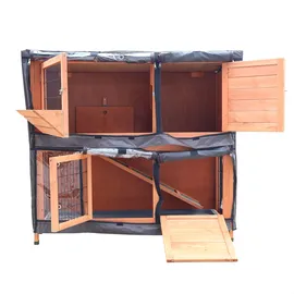 BUNNY BUSINESS Kleintierstall Doppeldecker 120 x 60 x 80 cm