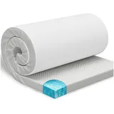 eloneo Gel Topper 5 cm hoch 90 x 200 cm weiß