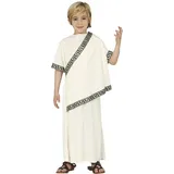 Fiestas Guirca Römischer Kaiser o. Griechischer Gott - Jungen Kostüm Alter 5-6 J. -Römer Kostüm Kinder ink. Römer Tunika - Imperator Länderkostüm Karneval, Fasching, Halloween, Cäsar Kostüm Kinder