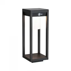 PAULMANN Marisol, Schwarz, Kunststoff, IP44, Garten, III, Bewegungssensor
