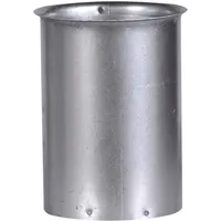 FireFix Wandfutter Metall Ø 80 mm doppelt schwarz
