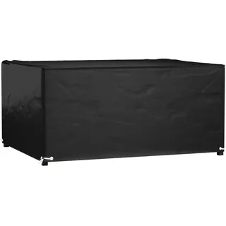 vidaXL Gartenmöbel-Abdeckung 240 x 180 x 80 cm Schwarz