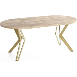 egen michał kliszczun Runder Tisch 100 x 76 x 100 cm braun