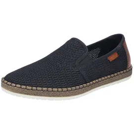 Rieker Espadrilles Herren Schwarz/Braun 43