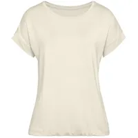 VIVANCE Kurzarmshirt Damen beige Gr.36/38