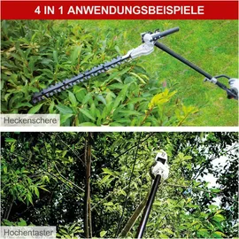 SCHEPPACH Benzin MFH5200-4P 2-Takt Multitool 1,8PS, Gartengerät