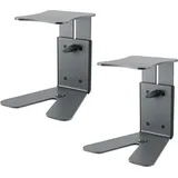 K&M 26772 Tischstativ für Boxen Grau/Schwarz