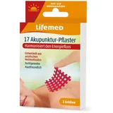 Lifemed Akupunktur-Pflaster Wundpflaster farbig sortiert 3 Größen 17 St.