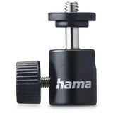 Hama Kugelkopf für Stative, 38 mm Höhe, für 1/4" Gewinde, Ø 20 mm, Schwarz