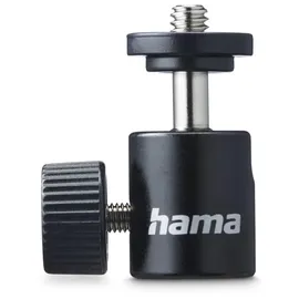 Hama Kugelkopf für Stative, 38 mm Höhe, für 1/4" Gewinde, Ø 20 mm, Schwarz
