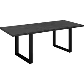 Mäusbacher Ausziehtisch 90 x 73 x 90 cm grau/schwarz