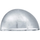 Eglo Lepus, 1 flammige Außenleuchte, Wandleuchte aus Stahl feuerverzinkt, Farbe: Silber, Fassung: E27, IP23