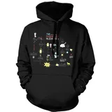 MINIONS Hoodie schwarz 5XL