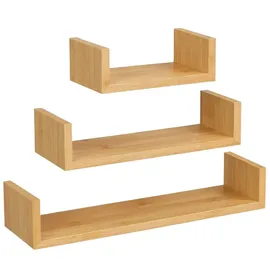 OEM Wandregal 3 tlg. 60 x 15 x 10 cm Mehrfarbig