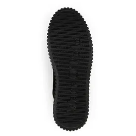 Marc O'Polo Marc OߴPolo Damen Stiefeletten aus Veloursleder mit Front-Reißverschluss, Schwarz (Black), 40