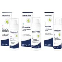 Dermasence BarrioPro Emulsion + RosaMin Pflege + RosaMin Serum