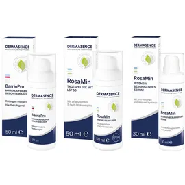 Dermasence BarrioPro Emulsion + RosaMin Pflege + RosaMin Serum