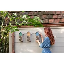 dehner natura premium Insektenhotel Galway, ca. B15/H30/T13 cm, Blau
