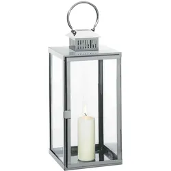 CILIO Edelstahl Laterne TORRE 20 x 20 x 53 cm