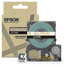 Epson LK-5TKN gold auf transparent 18mm x 9m