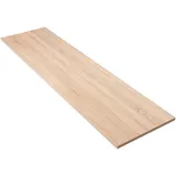 kochstation Arbeitsplatte KOCHSTATION "KS-Universal", braun (eichefarben), B:50cm H:2,8cm T:60cm, Spanplatte, Tischplatten, Stärke 28 mm, verschiedene Breiten und Farben