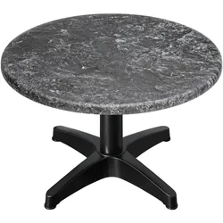 WBC | Jamaika Loungetisch | Ø:H 60 x 40 cm | Felsen / Schwarz | Zusatzgewicht